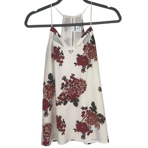 EXPRESS Women’s Barcelona V-neck Cami Floral Tank Size XS